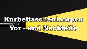 Kurbeltaschenlampen- einfache Lampe ohne Batterien