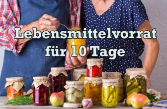 Lebensmittelvorrat für 10 Tage