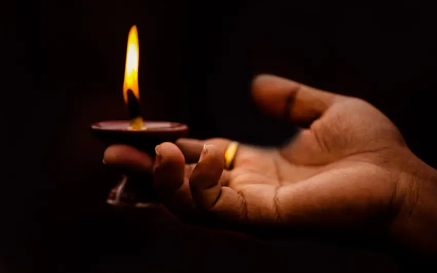 Kerzenlicht bei Stromausfall