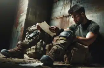 Mann bei SHTF-Szenario überlegt