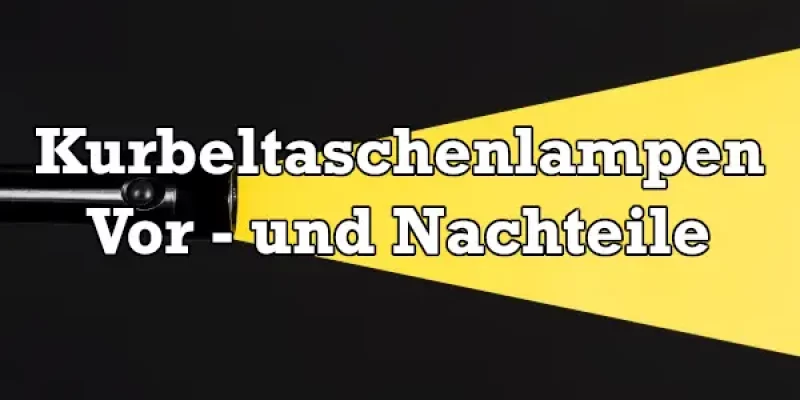 Kurbeltaschenlampen- einfache Lampe ohne Batterien