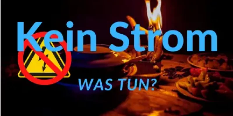 Vorbereitung auf einen Blackout